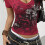 Double Row Studded Waist Belt with Leopard-black leopard print 4