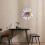 Retro Sunflower Wall Clock – Wooden, Silent, 30 cm 4