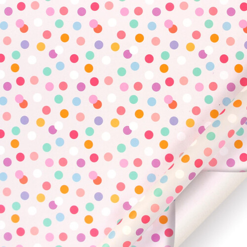 Alla hjärtans dag-presentpapper – Rainbow Dot Love Design,