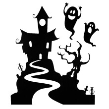 Halloween muurstickers voor binnendecoratie