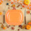 Pumpa Papperstallrikar 23 cm Orange Höst Engångs 2