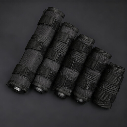 Integrated Protections Silencers Protectors-6 inches Black 1