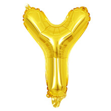 Gouden letterballonnenset voor bruiloft en verjaardagsdecoratie