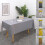 Black PE disposable tablecloth rectangular thick 1 pack 1