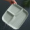 Assiettes plates compartimentées réutilisables de 25 cm (10 pouces) 5