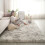 Plush Turquoise Green Kitchen Rug 63x60 in 6