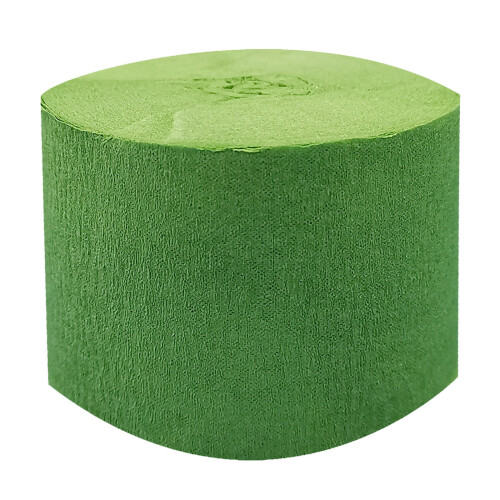Șerpi de hârtie creponată curcubeu 4,5 cm x 24,4 m