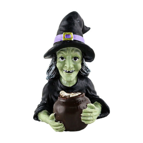 Halloween Witch Resin Ornament Home Decor 1 Piece