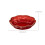 Clear flower-shaped fruit tray salad bowl 1 pc 3