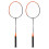 Badminton-Set, 2 Stahlschläger mit Hülle 1