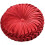 Magazine cushion round solid color pleated floor pillow 38 1