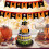 Halloween Cupcake Toppers Sæt – Sort & Orange 3