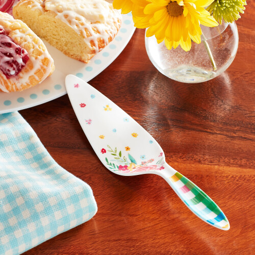 Pioneer Woman floral cake server 1