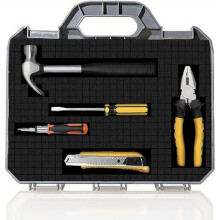 4 Pcs Pick and Pluck Foam 12 X 12 Inch,Case Polyurethane Foam Sheet for Toolbox, Storage Drawer,Game Box,