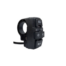Accessori per la Modifica Della Batteria al Litio Della Bicicletta DK336 Interruttore Tre in  36V48V Interruttore di Rotazione del Faro del Clacson