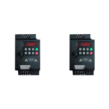 2X  Inversor VFD 220V Entrada Monofásica e Conversor de Frequência de Saída 220v para Motor Capacitor Monofásico 0,4KW
