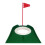 3 Pcs  Putting Cup  Hole Training Aids  Accessories  Training Putters with Plastic Flag Green + Red 8