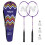 Badminton Set: 2 Aluminum Rackets, 3 Shuttlecocks, Cover 7
