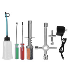Startpakket voor nitro RC-auto's: gloeibougie, ontsteker, acculader, oplaadbare NiCd-accu, geschikt voor HSP Redcat RC-voertuigen. Hoge kwaliteit en