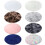 Fluffy Round Rug Creamy-White 60 in 3