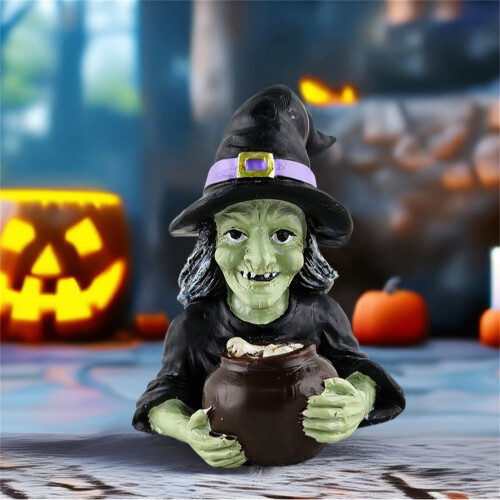 Halloween Witch Resin Ornament Home Decor 1 Piece 1