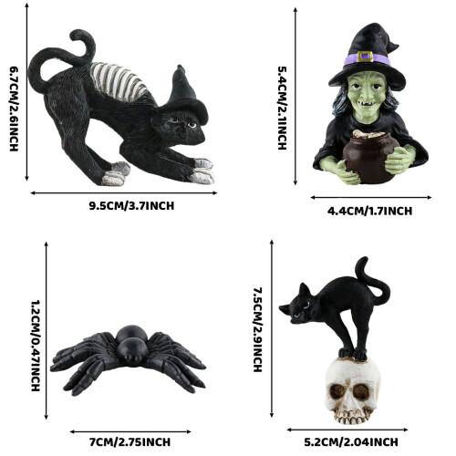 Halloween Witch Resin Ornament Home Decor 1 Piece 2