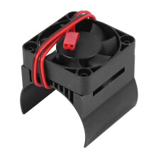 42mm Motor Cooling Fan Heat Sink for  1/10 E-Maxx E-Revo Summit Arrma 1/8 Kraton Talion Typhon RC Car,Black