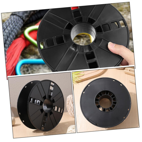 Plastic Cable Organizer Spool for Tangle‑ Cord Winder and Compact Cable Management Drum 2