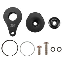 25T Steering Servo Arm Horn 1 Hole for RC Crawler Car Large Torque Digital Servo Upgrade Parts Black