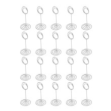 Table Number Holders 20Pcs - 3.35 Inch Place Card Holder Table Number Stands for Wedding Party Graduation Reception D