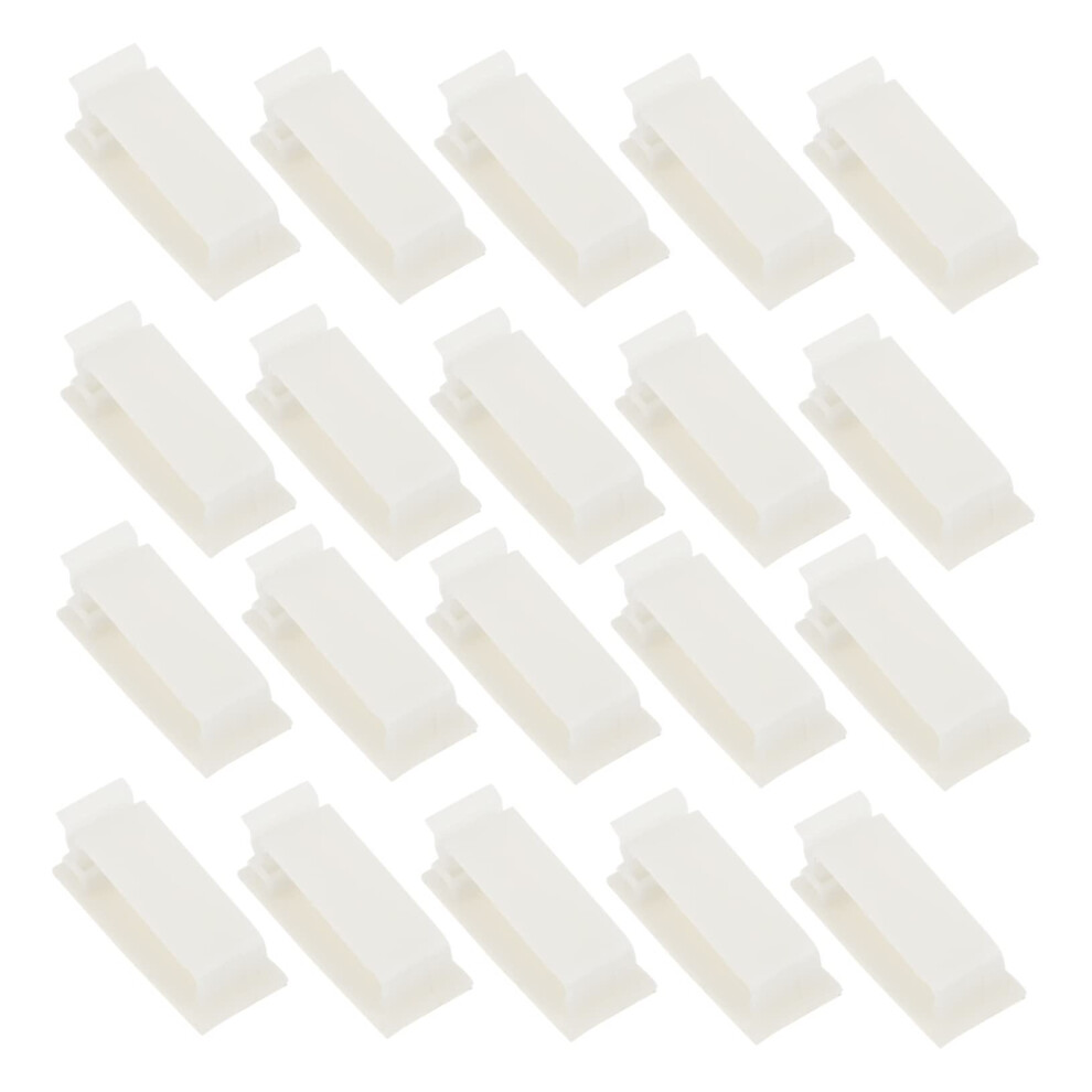 20Pcs Self Adhesive Cable Organizer Clips For Charging Cables Usb Wires Desk Cord Management 9310869825999