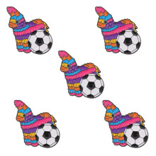 5Stk Sport Anstecker 2026 Fußball Mexiko Mehrfarbig Schmuck Für Fans