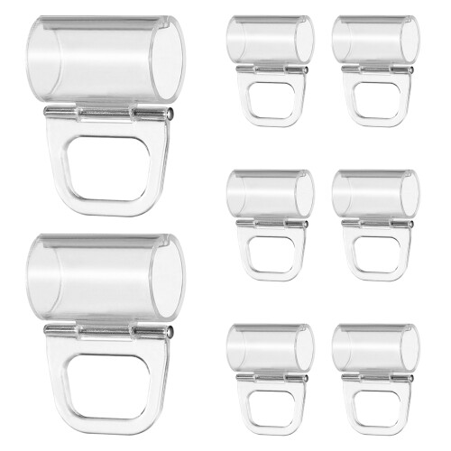 9Stk Transparente Kunststoff Griffclips Für Jalousien