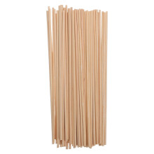 100Stk Beige Holzdübel Rundstäbe Für Basteln DIY & Kuchen Dekorieren