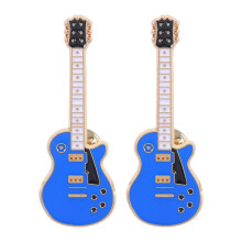 2Stk Legierung Gitarren Anstecker in Für Hut, Jacke Rucksack