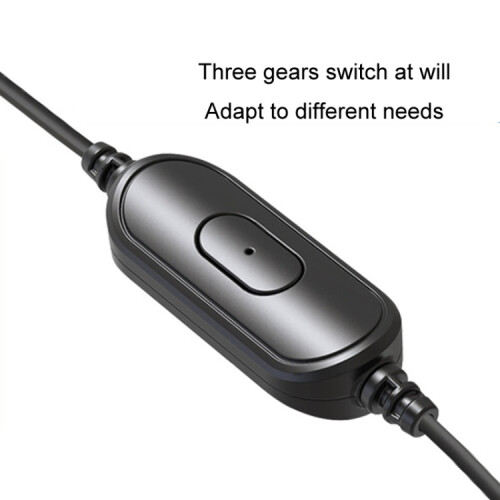 Auto-Rücksitz-USB-Luftventilator mit einstellbarer Geschwindigkeit und Schlauch (Schwarz/Rot) 2