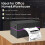 Thermische labelprinter, verzendlabelprinter, 4x6 direct thermische labelprinter, commerciële thermische labelmachine, compatibel met Windows en Mac. 4
