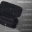 Shockproof Hard Shell Carrying Case, Double Layer EVA Travel Storage Pouch for Accessories and Small Electronics 3