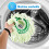 4 Pack Spin Mop Replacement  for Libman Tornado Spin Mop System, Large Microfiber Round Spin Mop Refills 6