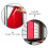 Red Pet Transparent Decorative Window Film for Light Diffusion 4