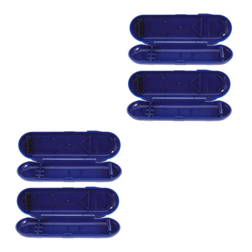 4Pièces Étui De Transport Étanche ABS Pour Fléchettes, Noir 2