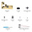 2X for  3D Printing Wireless Mouse DIY  Model 3D Printer Parts Computer Parts 4