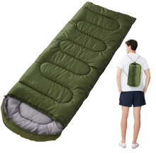 Ultralichte slaapzak van dons voor kinderen en volwassenen, geschikt voor kamperen, wandelen, trekken en backpacken. Compacte slaapzak voor buitenacti