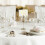 50Pcs Wedding Place Cards with Bronzing Frame Elegant Table Name Cards 4