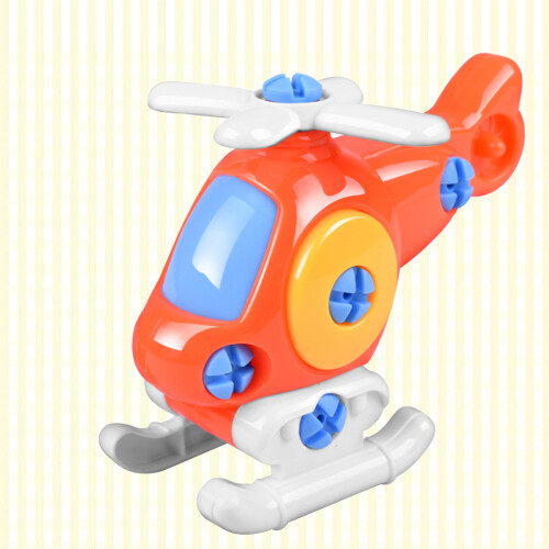 Kinderbaukästen 3D Puzzle Hubschrauber Bunt Und Robust 2