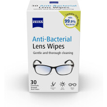 ZEISS Lens Cleaning Wipes, Alcohol Formula - 30 Count