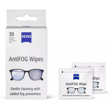 ZEISS AntiFOG Cleaning Wipes - 30 Count