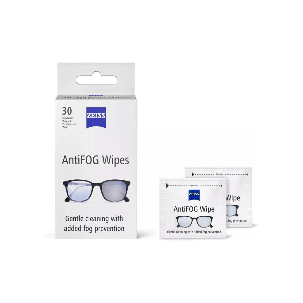 Zeiss Antifog Cleaning Wipes - 30 Count