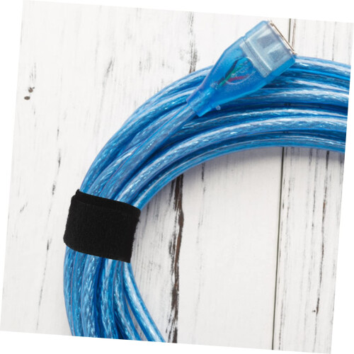 10m Self Adhesive Hook and Loop Cable Organizer Straps, Reusable CuttoLength Wire Management 1