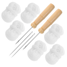 1Set Assorted Color DIY Book Binding Kit with Wood and Stainless Tools